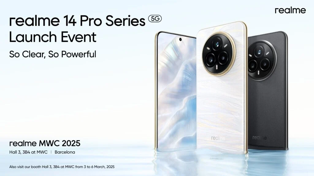 Realme 14 Pro Series 5G Global debut set for MWC 2025