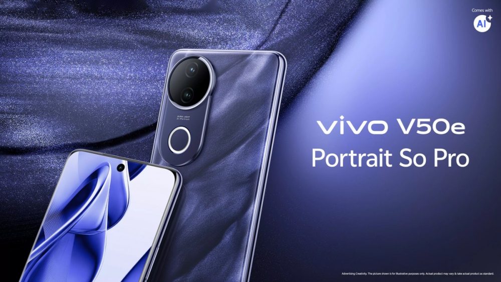 Vivo V50e Debuts with Dimensity 7300, Curved AMOLED Display, and 90W Charging
