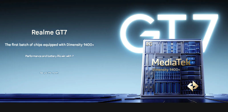 Realme GT 7 with Dimensity 9400+ and under $410 pricing to launch on April 23