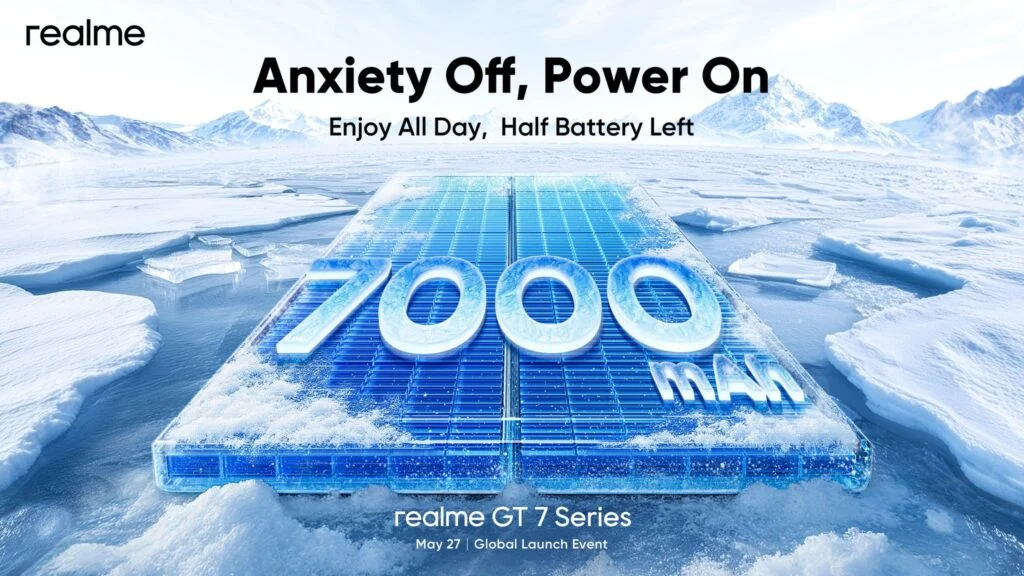 Realme GT 7 series flagship killer phones to pack 7,000mAh battery with 120W charging