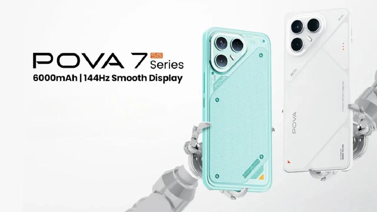 Tecno Unveils Pova 7 and Pova 7 Pro with Unique Light Design