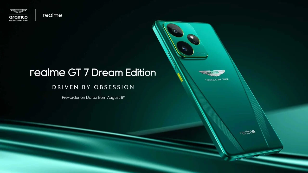 realme Partners with Aston Martin Formula One® Team to Launch Co-branded GT 7 Dream Edition in Pakistan