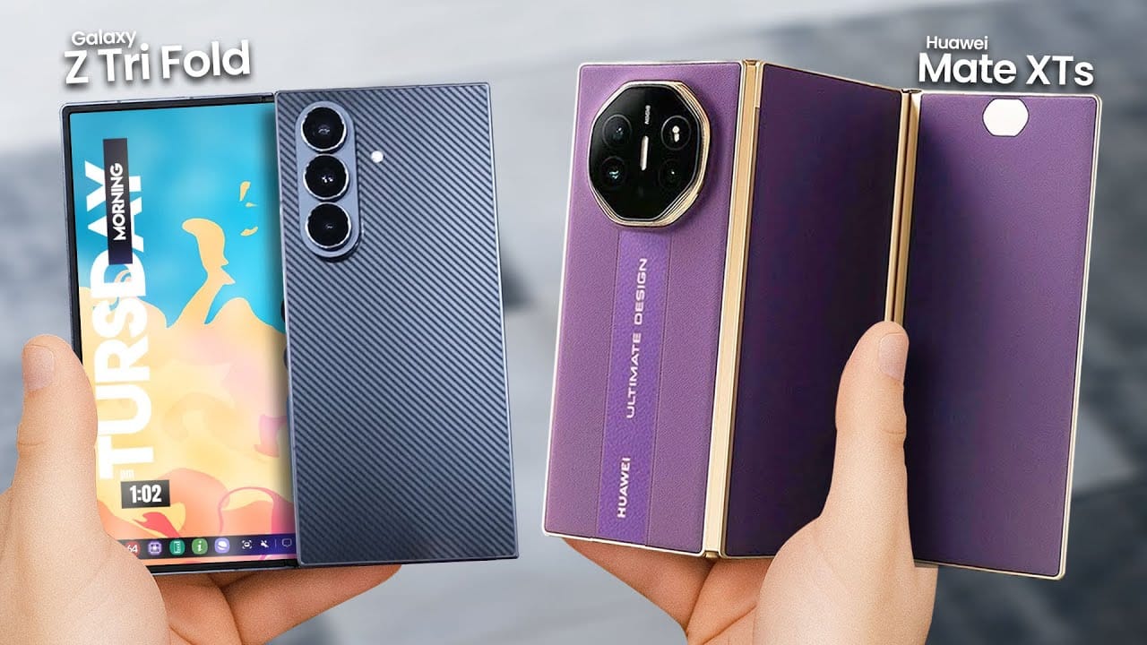 Samsung Galaxy Z TriFold different from Huawei Mate XTs?